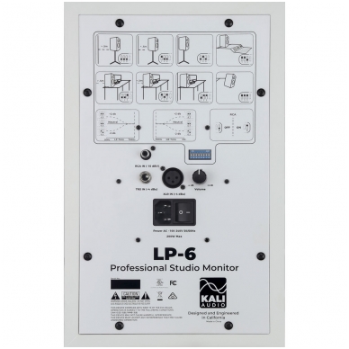 Active Studio Monitor - Kali Audio Lone Pine LP-6 (White) 1