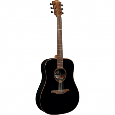 AKUSTINĖ GITARA LAG T-118-D-BLK DREADNOUGHT BLACK