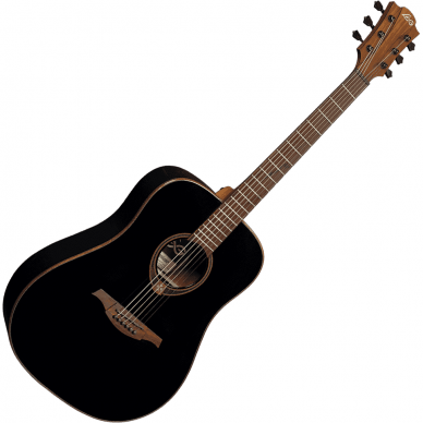 AKUSTINĖ GITARA LAG T-118-D-BLK DREADNOUGHT BLACK 3