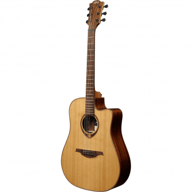 LAG TRAMONTANE T-118-DCE DREADNOUGHT CUTAWAY ELECTRO ACCOUSTIC GUITAR 1