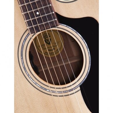 AKUSTINĖ GITARA SU PAJUNGIMU GUILD D-140CE NATURAL WITH DELUXE POLYFOAM CASE 2