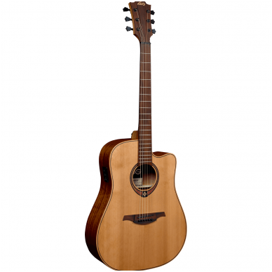 Electro-Acoustic Guitar LAG Tramontane T-170-DCE Dreadnought Cutaway