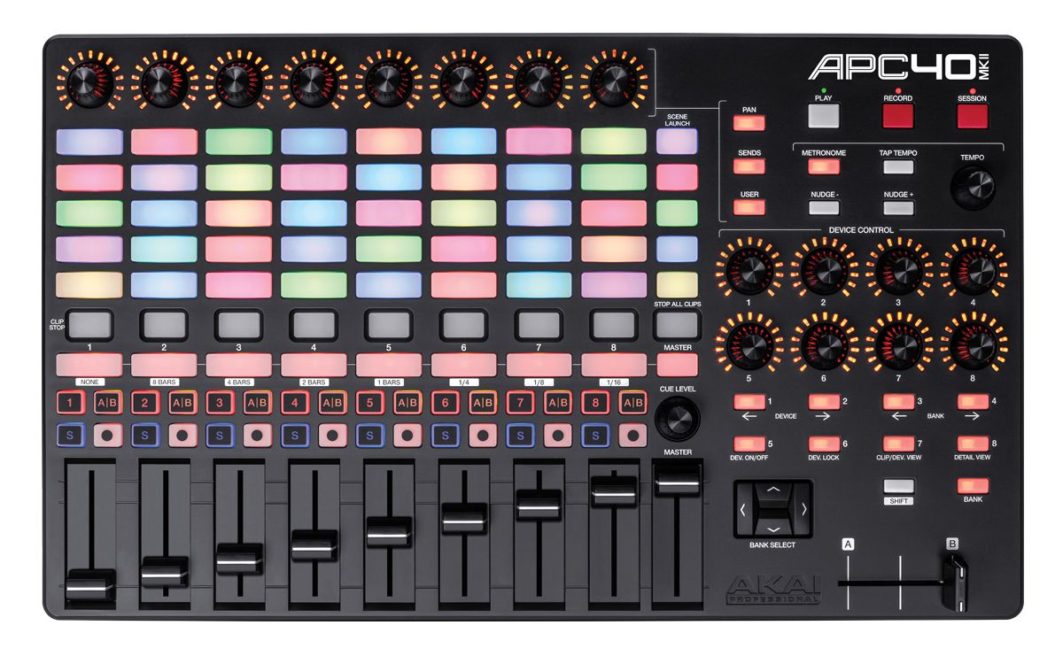 akai apc40 mkii midi controller