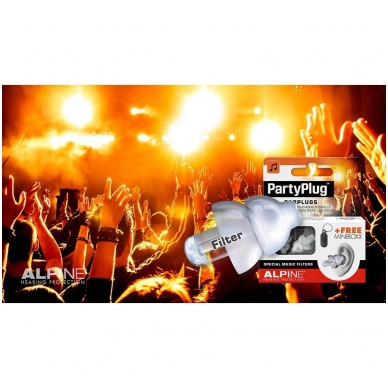 Alpine ALP-PP/WH - PartyPlug earplugs 10