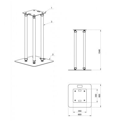 ALUSTAGE MOVING HEAD TOWER 1M 8