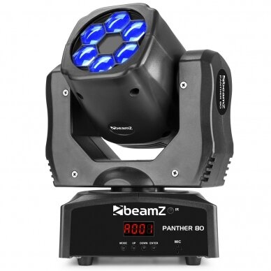 BEAMZ PANTHER 80 LED JUDANTI GALVA DMX IRC 150.440 2