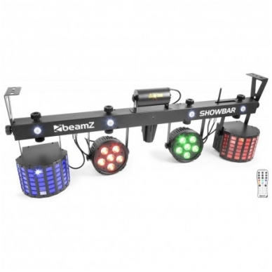 BeamZ SHOWBAR 2x PAR, 2x Butterfly and R/G Laser DMX IRC 153.800