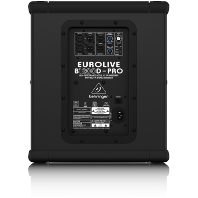 Žemų dažnių kolonėlė - Behringer Eurolive B-1200D 3