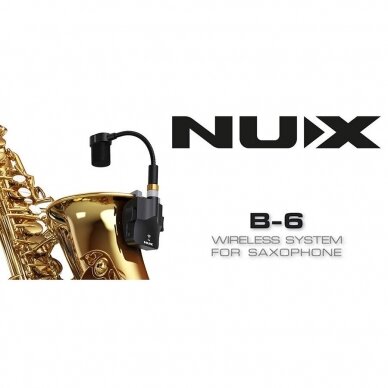 NUX B 6 WIRELESS MICROPHONE FOR SAXOPHONE 2 4 GHz Beviel s