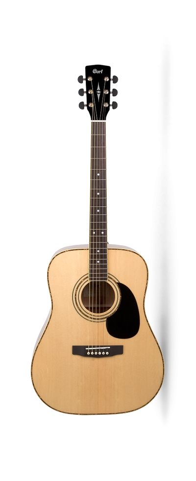 cort ad880 dreadnought acoustic guitar