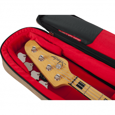 DĖKLAS BOSINEI GITARAI GATOR CASES GT FOR BASS GUITAR BROWN (RUDAS) 5