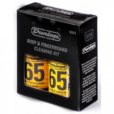 DUNLOP 6503 SYSTEM 65 BODY AND FINGERBOARD CLEANING KIT 1