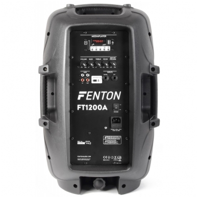 Fenton FT1200A Active speaker 12'' MP3/BT/LED 3