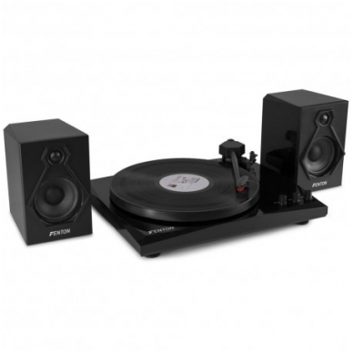 Fenton RP160B Record Player Bluetooth Set Black 102.136