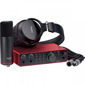 Audio interface pack FOCUSRITE SCARLETT 2i2 STUDIO 4TH GENERATION