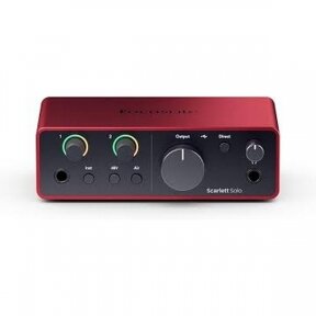 Audio interface Focusrite Scarlett solo 4th Generation