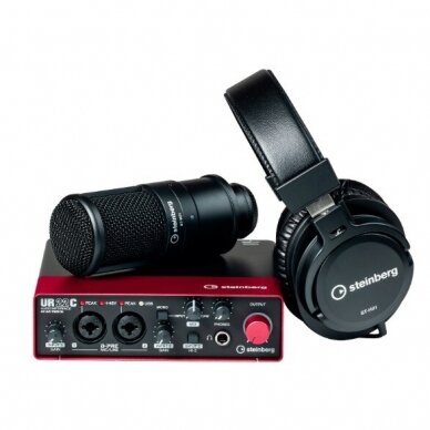 Garso Įrašymo komplektas - Steinberg UR-22C RD Recording Pack 1