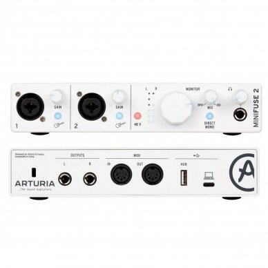 Audio interface Arturia MiniFuse 2 white 1