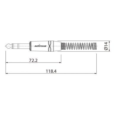 KABELIS GARSO KOLONĖLEI ROXTONE SAMURAI SMXJ260L3 (3m) STEREO 6