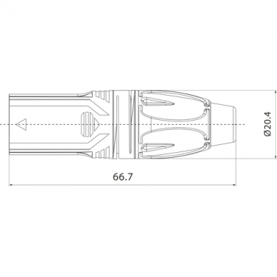 ROXTONE DMXX200L10 XLR FEMALE - XLR MALE 10 M 6