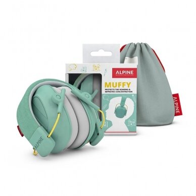 KLAUSĄ SAUGANČIOS AUSINĖS VAIKAMS ALPINE ALP-MUFF/MT MUFFY KIDS EARMUFF MĖTŲ SPALVOS 1