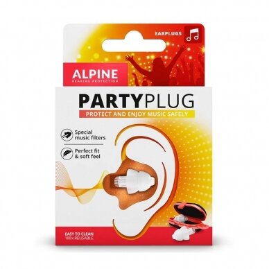 KLAUSOS APSAUGA ALPINE ALP-PP/TP PARTYPLUG