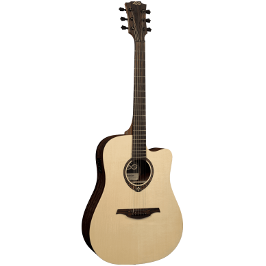 Electro-Acoustic Guitar Lag T-270-DCE Dreadnought Cutaway