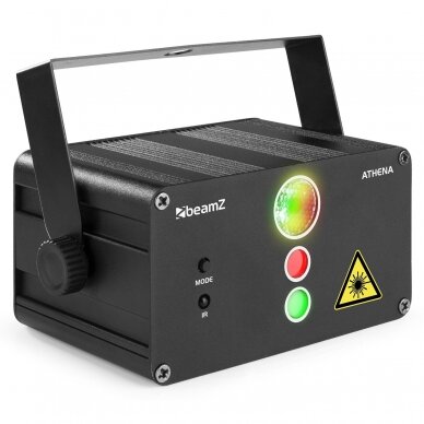 BEAMZ ATHENA RG GOBO LASER SYSTEM WITH BATTERY 152.616