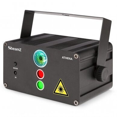 BEAMZ ATHENA RG GOBO LASER SYSTEM WITH BATTERY 152.616 2