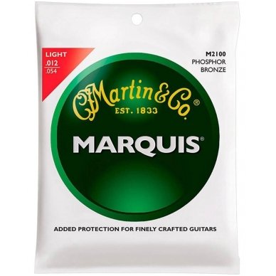 Martin M-2100 Marquis Series 92/8 Phosphore Bronze Acoustic Strings .012 - .054 Light