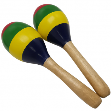 KERA AUDIO M8-2 WOODEN MARACAS (1 PAIR)