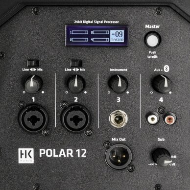 PA BOKŠTINĖ SISTEMA SU DĖKLAIS HK AUDIO POLAR 12 8