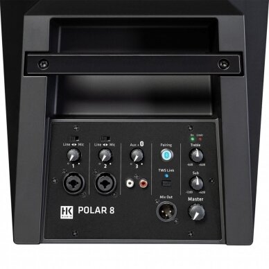 PA BOKŠTINĖ SISTEMA SU DĖKLAIS HK AUDIO POLAR 8 17