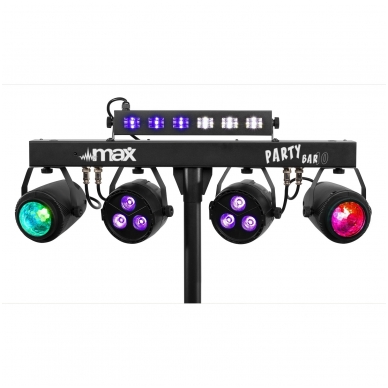 MAX - PARTYBAR10 SET 2X JELLY MOON, 2XPAR AND UV/STROBE 153.008