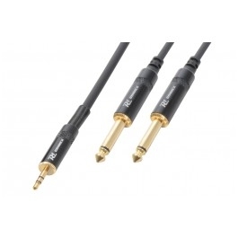 PD Connex Cable 3.5 Stereo-2x6.3 Mono 6.0m HQ 177.136