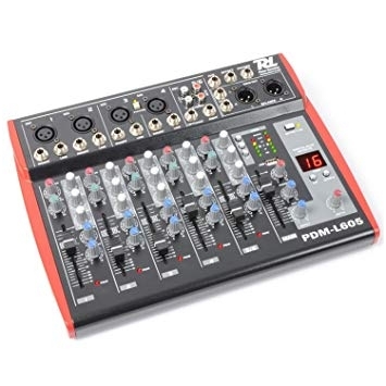 Power Dynamics PDM-L605 Music Mixer 6-Channel MP3/ECHO 171.168 1