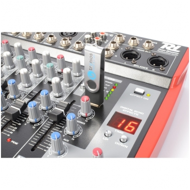 Power Dynamics PDM-L605 Music Mixer 6-Channel MP3/ECHO 171.168 3