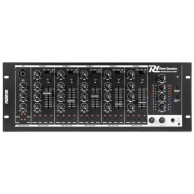 Power Dynamics PDZM700 6 Channel Installation Mixer USB 4 zones 172.750 1