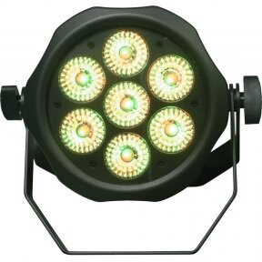 PROŽEKTORIUS ALGAM LIGHTING IP-PAR-712-HEX IP65 7 x 12W RGBWAUV LED PAR