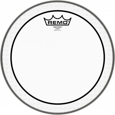 REMO PINSTRIPE 10" CLEAR plėvė būgnui