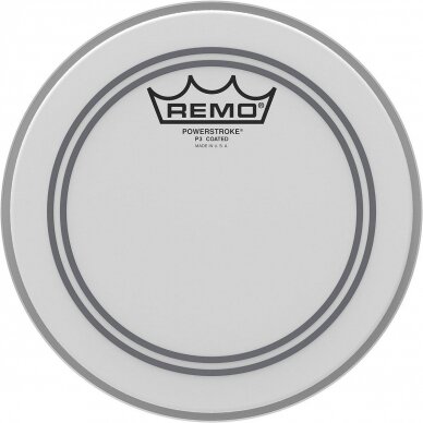 REMO POWERSTROKE 8" COATED plėvė būgnui