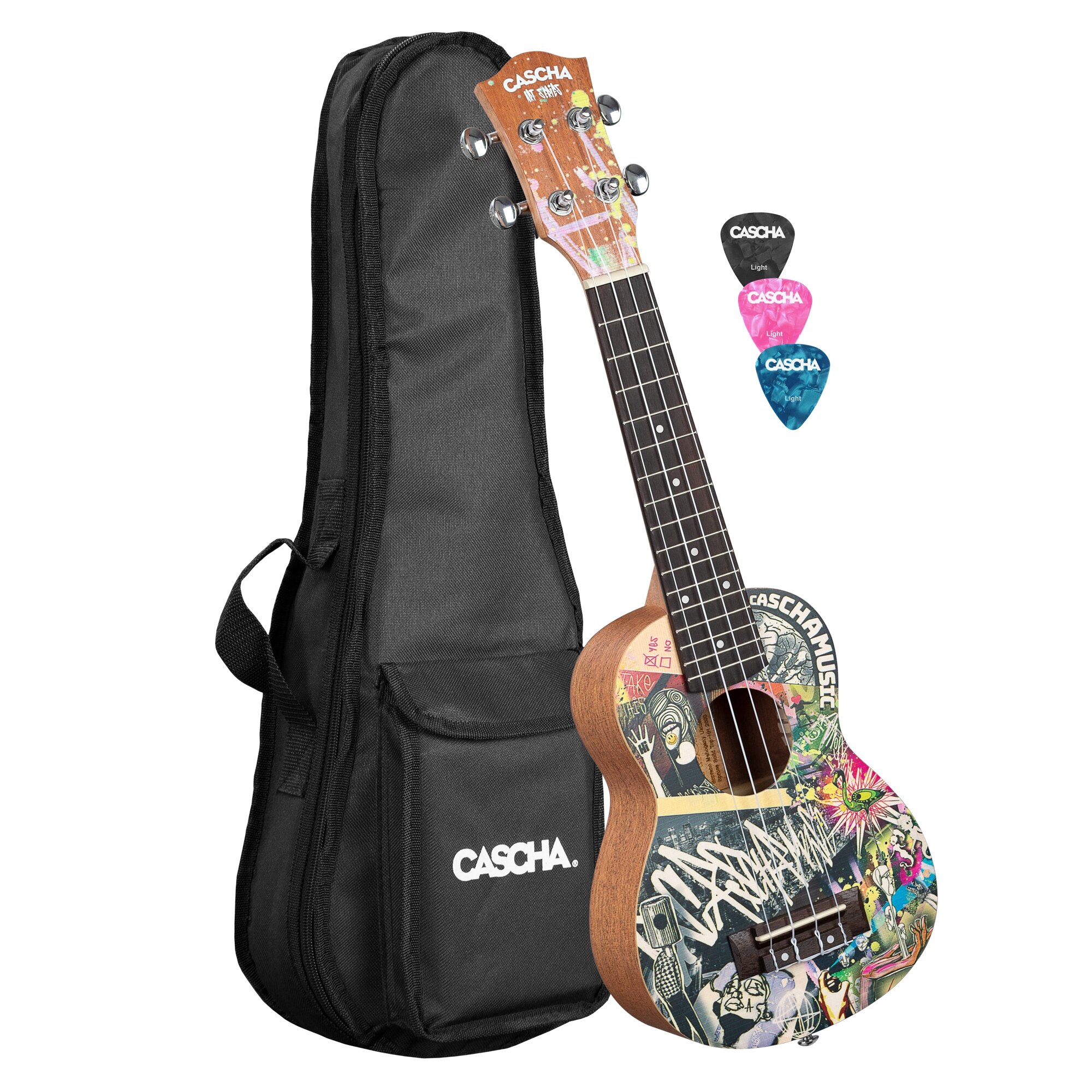 Cascha bass deals ukulele set