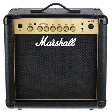 STIPRINTUVAS ELEKTRINEI GITARAI MARSHALL MG-15GR 1