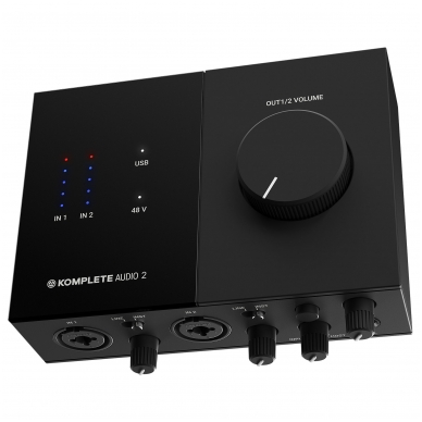 USB garso plokštė - NATIVE INSTRUMENTS - KOMPLETE AUDIO 2 2