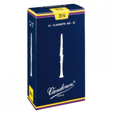 Vandoren CR-1135 Traditional Mib-Eb Clarinet Reed 3.5 (1 Pc)