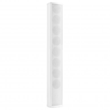 POWER DYNAMICS ICS8 INDOOR COLUMN SPEAKER 40W 100V WHITE 952.224 1