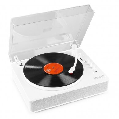 VINILINIŲ PLOKŠTELIŲ GROTUVAS SU BLUETOOTH FENTON RP-162W BALTAS 102.169 12