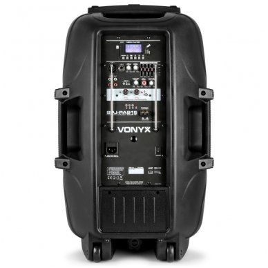 Vonyx SPJ-PA915 Portable Sound System ABS 15&quot; 2 UHF/USB/MP3 170.080 3