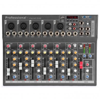 Vonyx VMM-F701 7-Channel Music Mixer 172.578