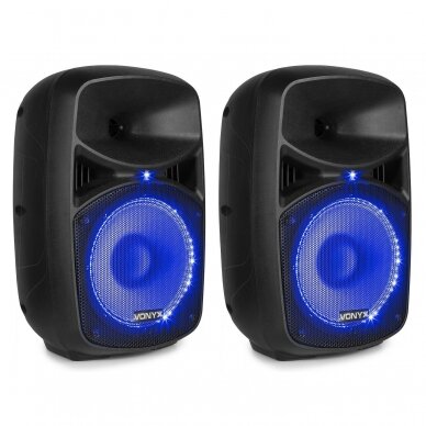 VONYX VPS082A PLUG & PLAY 400W SPEAKER SET 178.126 1